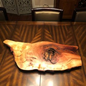 unique butterfly slab centerpiece wooden